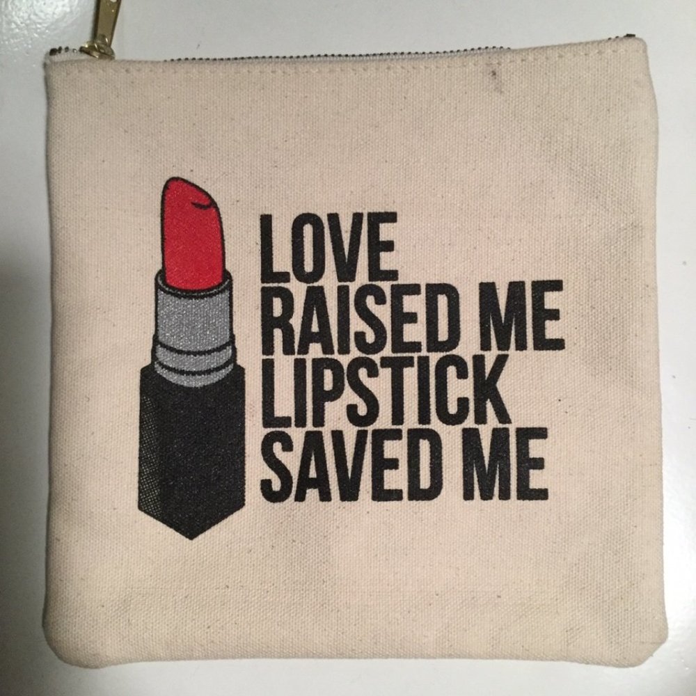 “Breakups To Makeup” Cosmetic Bag